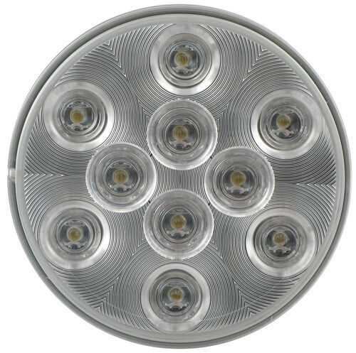Sealed 4 U0026quot Round Led Trailer Utility Light Flush Mount 10 Super Diode