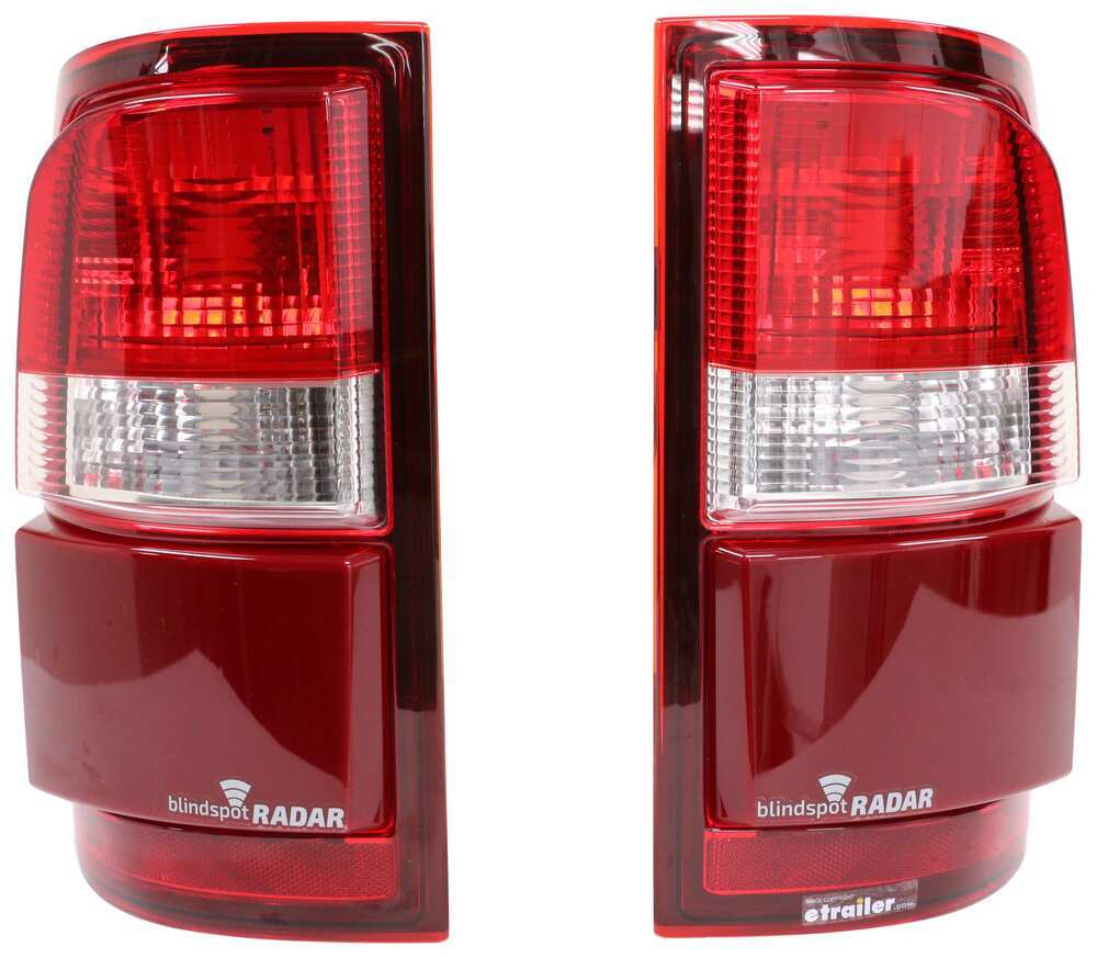 Cub tail lights with blind spot monitoring system. 