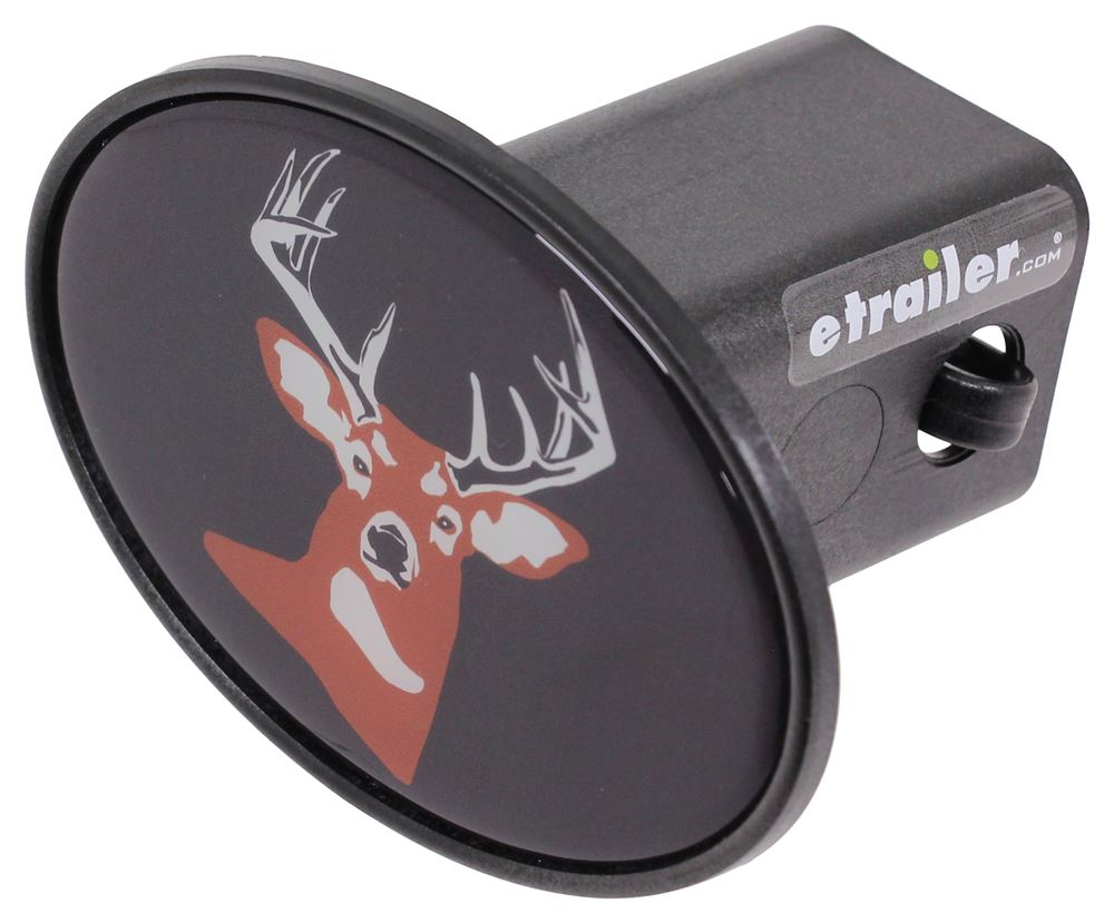 Whitetail Deer 2" Trailer Hitch Receiver Cover Knockout Hitch Covers KD638H