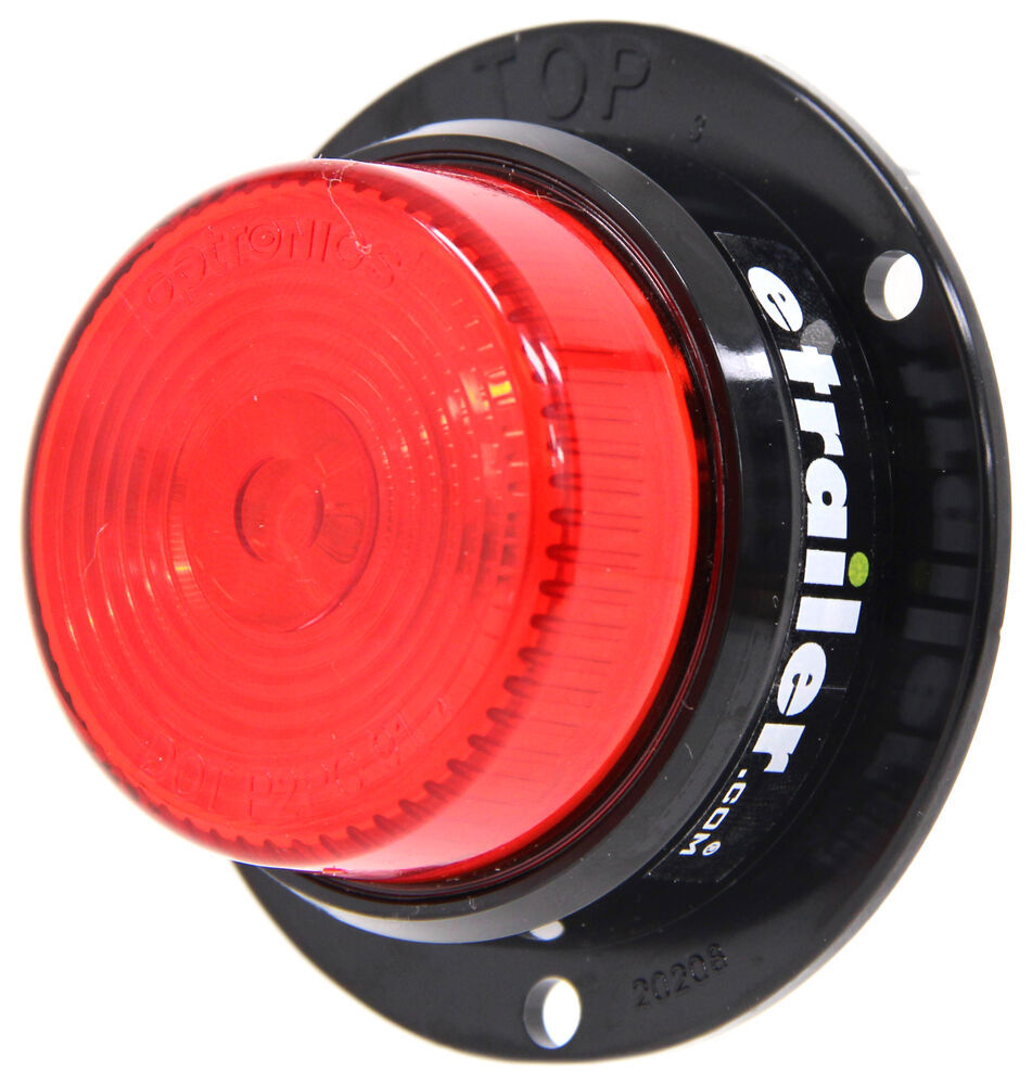 Sealed 2 U0026quot Round Side Marker And Clearance Light Flange