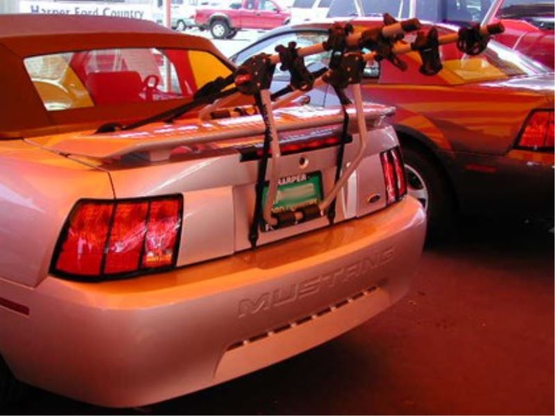 2 Bike Hitch Rack >> Trunk Mount 2 Bike Rack for 2003 Ford Mustang GT ... 2 Bike Hitch Rack >> Trunk Mount 2 Bike Rack for 2003 Ford Mustang GT ...
