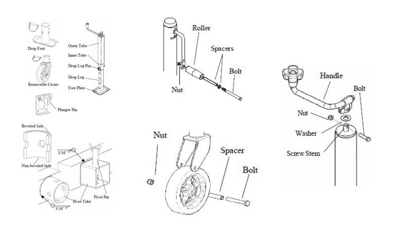 Wiring Diagram 33 Bulldog Trailer Jack Parts Diagram