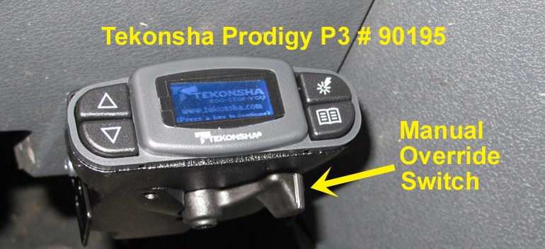 Tekonsha P2 >> Does the Tekonsha Prodigy P3 Have a Manual Override Switch Tekonsha P2 >> Does the Tekonsha Prodigy P3 Have a Manual Override Switch