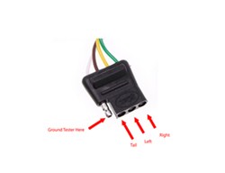 Troubleshooting Lighting Functions on Trailer Wiring Harness on 2004