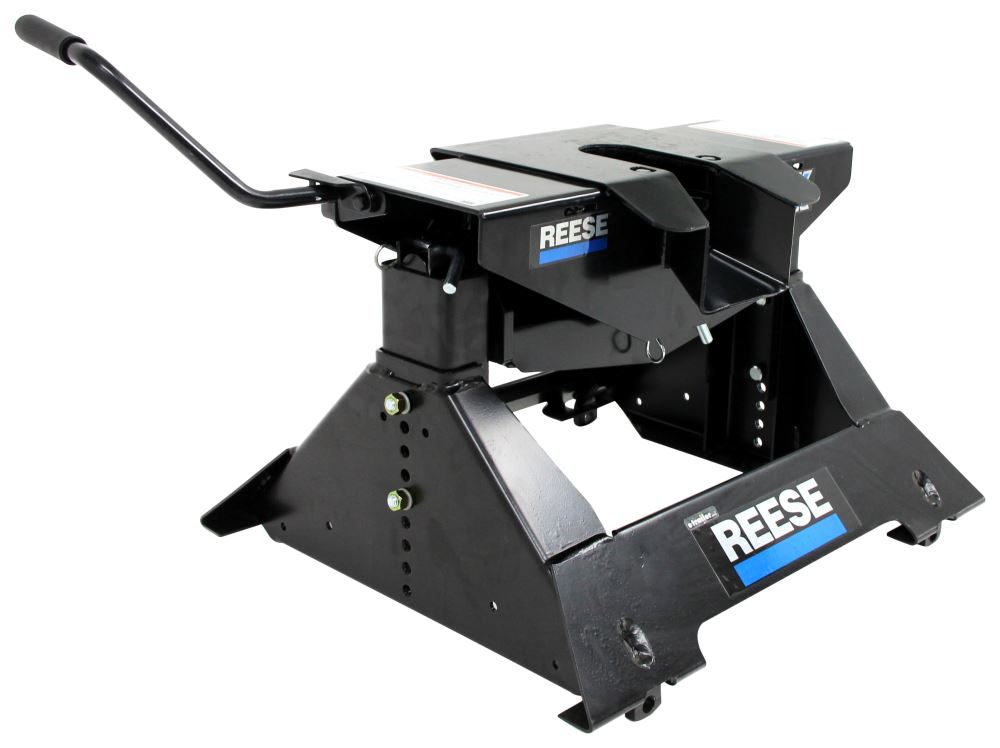 Reese 5th Wheel Trailer Hitch w/ Wiring Harness - Dual Jaw - 22,000 lbs Reese Fifth Wheel RP30033 Reese 5th Wheel Trailer Hitch w/ Wiring Harness - Dual Jaw - 22,000 lbs Reese Fifth Wheel RP30033