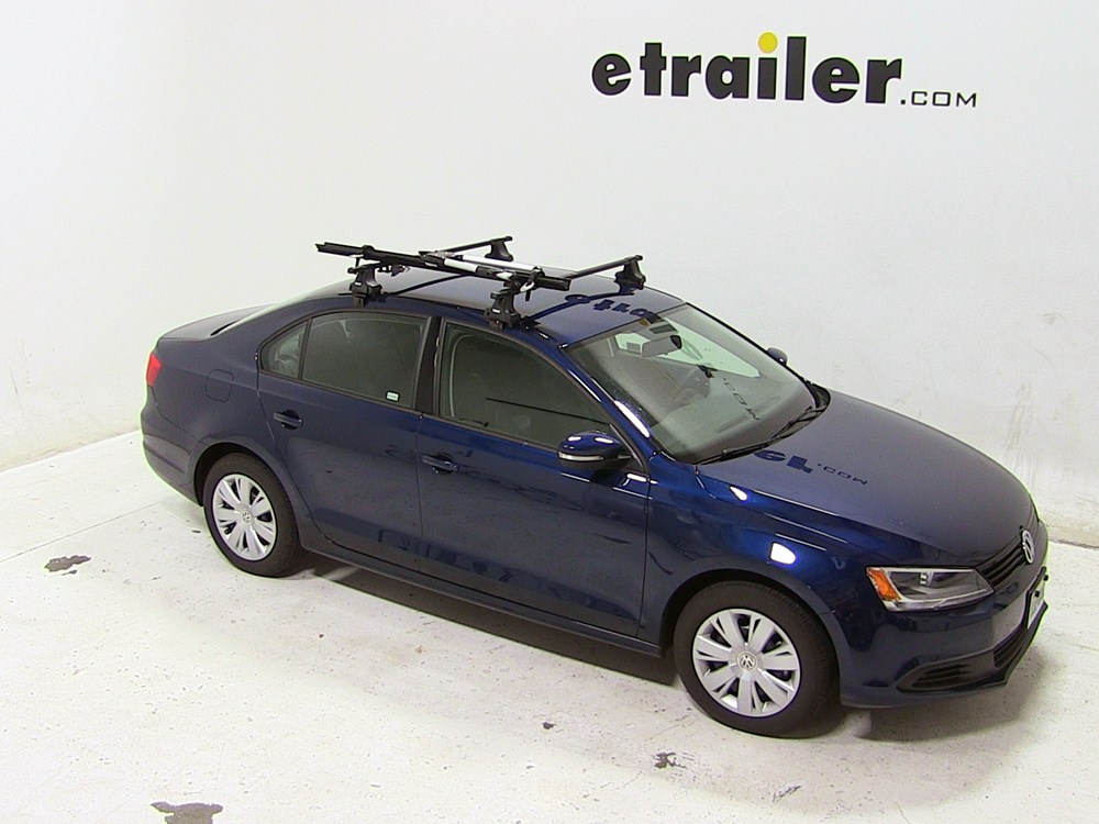 volkswagen jetta Thule Big Mouth Roof Mounted Bike Rack Frame Clamp