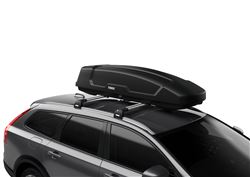 Thule Roof Box on car roof. 