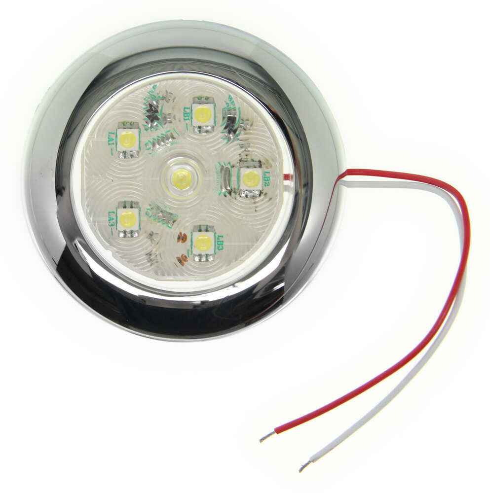 led utility light 6 diode sealed 3 quot round clear w 12v led light fixtures for rv