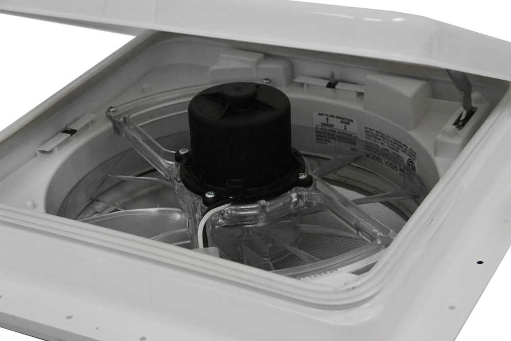 Ventline Northern Breeze RV Roof Vent w/ 12V Fan - Manual Lift - 14-1/4