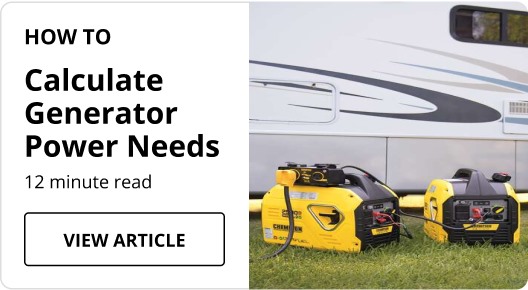 How to Calculate Generator Power Needs article. 
