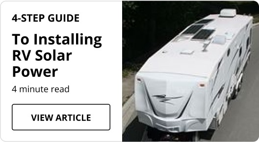 4-Step Guide to Installing RV Solar Power article. 