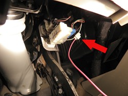 brake stop light switch wire connected to red brake controller wire