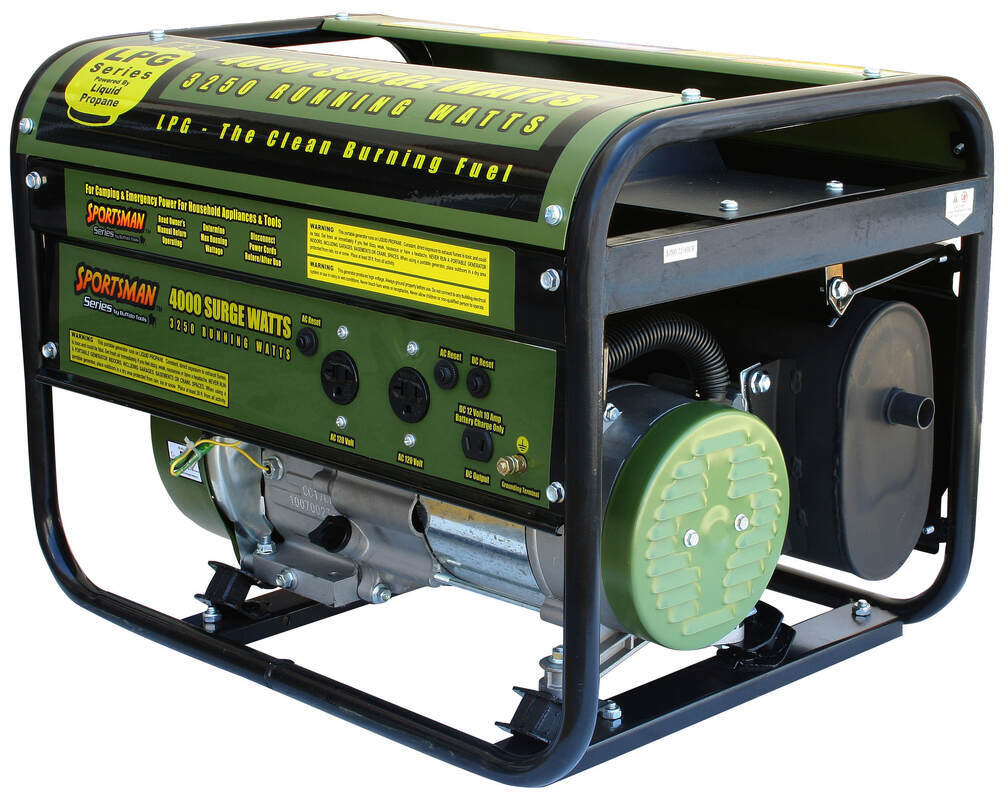 Buffalo Tools Sportsman Series Generator Propane 4,000 Watts 120