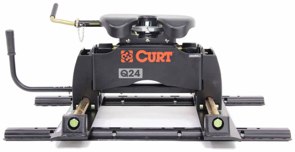 Curt Q24 5th Wheel Trailer Hitch w/ R24 Slider, Rails and ...