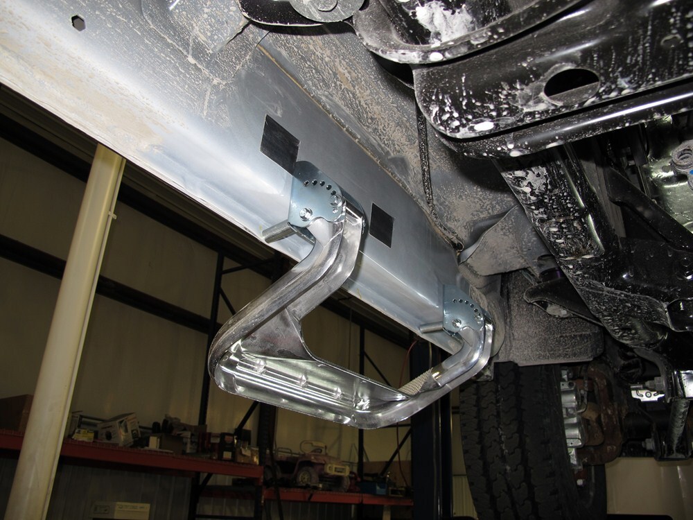 Carr Custom-Fit Side Steps - Super Hoop - Polished Aluminum - 17