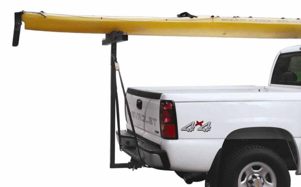 Darby Extend-A-Truck Kayak Carrier w/ Hitch Mounted Load 