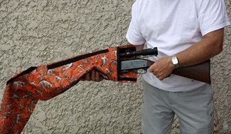 Large opening lets you easily insert and remove your rifle