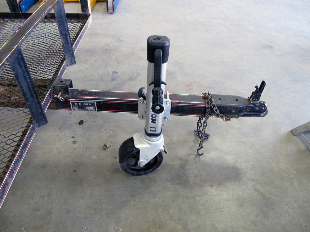 Fulton F2 SwingUp, WideTrack Trailer Jack, 8" Single Wheel, Sidewind