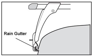 Inno Foot on Rain Gutter