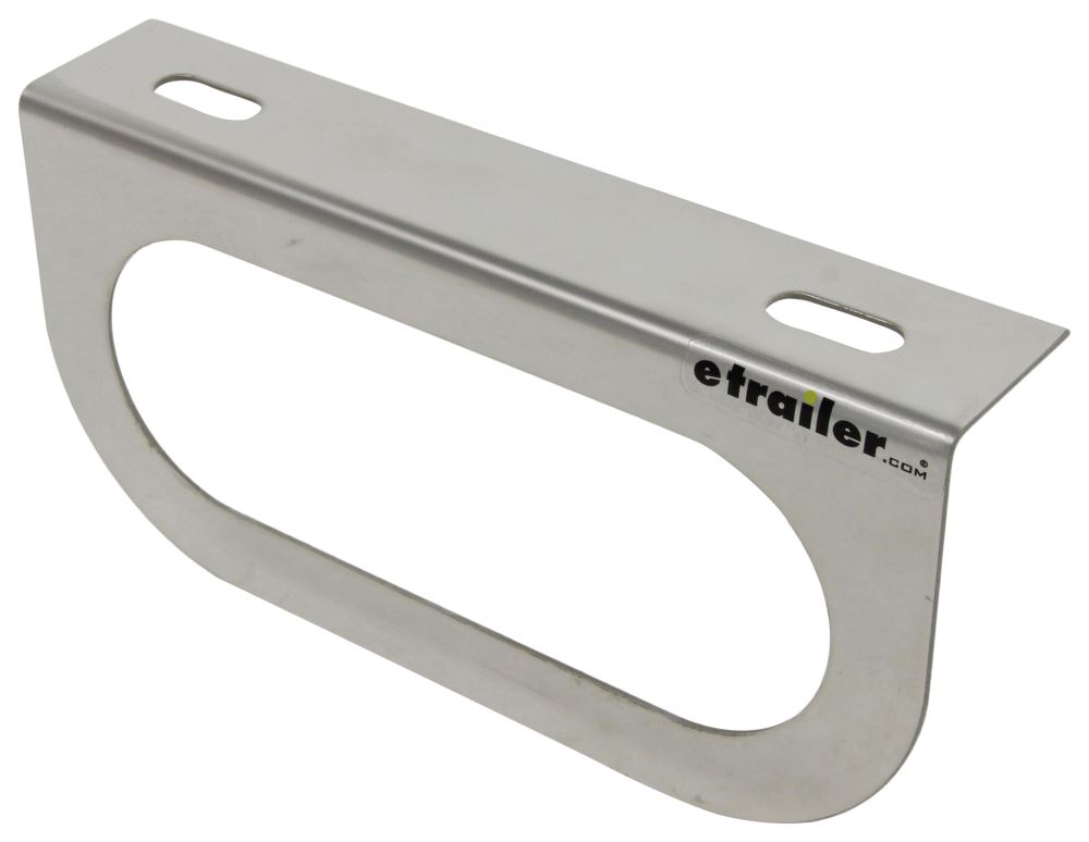 mount bracket for 6 5 quot oval trailer light stainless stainless steel mounting brackets for lights