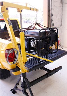 MaxxTow Hydraulic Pickup Truck Crane for 2" Hitches - 1,000 lbs MaxxTow