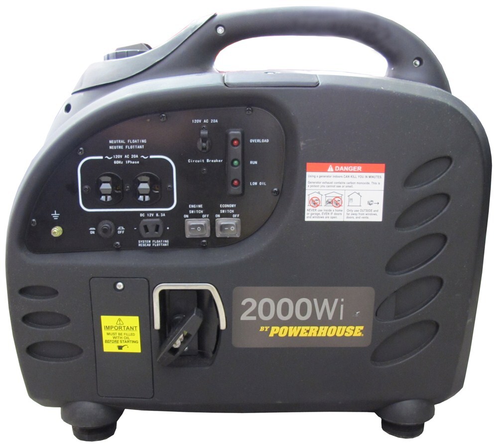 Powerhouse 2000Wi 2,000Watt Inverter Generator  Portable  Gas  120