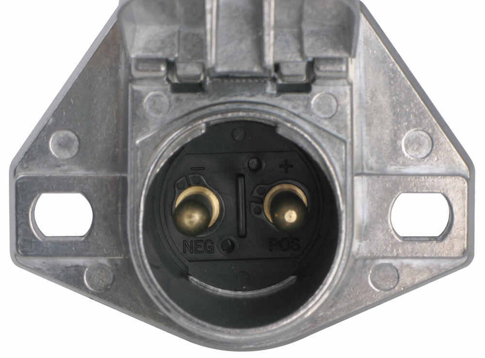 2-Pole Socket Connector - Vehicle Side Pollak Wiring PK12801