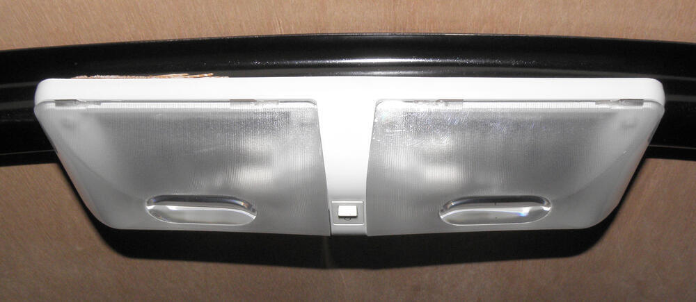 RV Euro Style Interior Double Ceiling Light with Built-In ...
