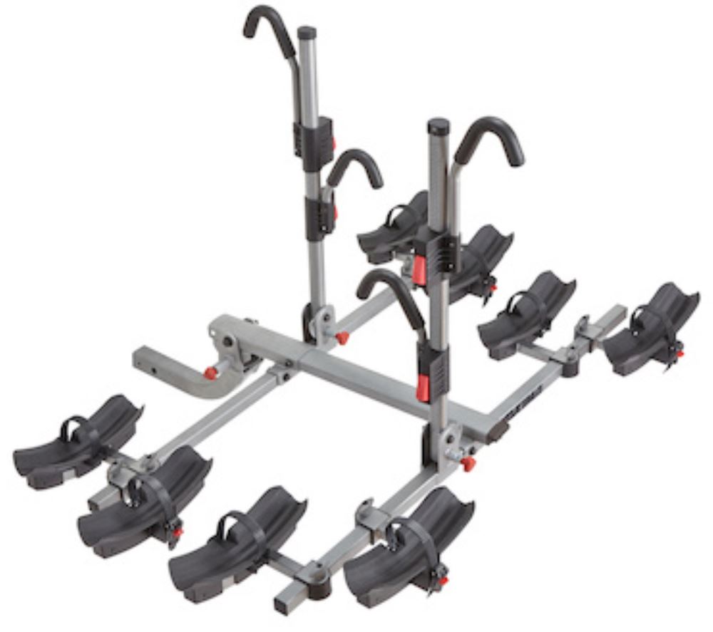Yakima FourTimer 4 Bike Platform Rack 2" Hitches Tilting Yakima