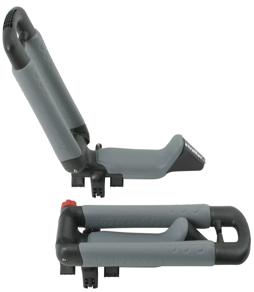 yakima bowdown folding j-style kayak carrier for roof