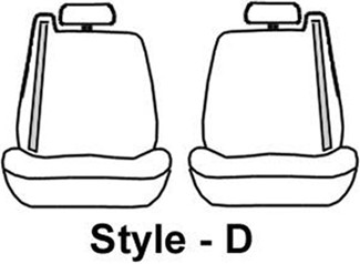 Covercraft SeatSaver Front Row Polycotton Charcoal Charcoal SS2501PCCH