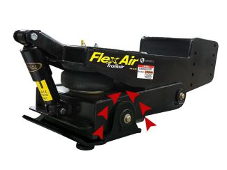 Curt Flex Air pin box has a pivoting head that reduces chucking