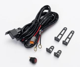 Wiring harness and universal brackets