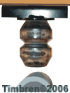 Animation of a standard Timbren rubber spring