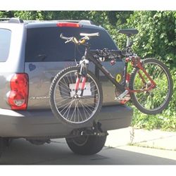 attaching bike rack to car