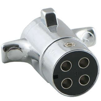 4-Way Round Trailer Connector