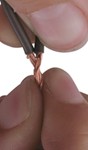 Twisting Together Jumper Wire and Running Light Circuit from Tow Harness