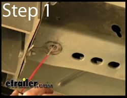 Using a penetrating lubricant to lubricate a weld nut