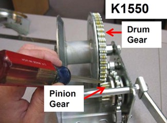 Fulton Brake Winch-Brake Set - Pinion and Drum Gear 