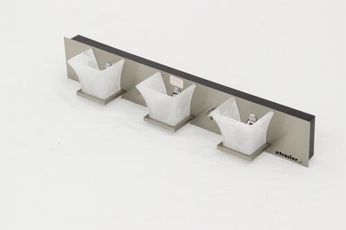 Gustafson RV Vanity Light - Satin Nickel - 3 Light - Frosted White Glass Gustafson Lighting RV ...