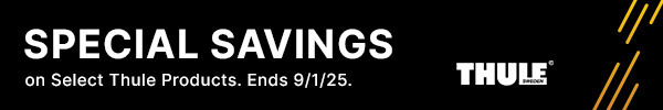 Special Savings on Select Thule Products.