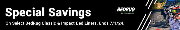 Special Savings on Select BedRug Classic & Impact Bed Liners.