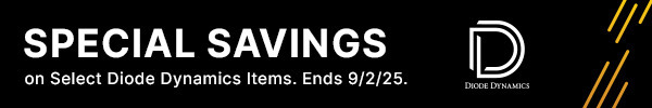 Special Savings on Select Diode Dynamics Items.