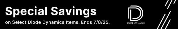 Special Savings on Select Diode Dynamics Items.