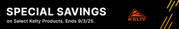 Special Savings on Select Kelty Products.