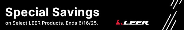 Special Savings on Select LEER Products.