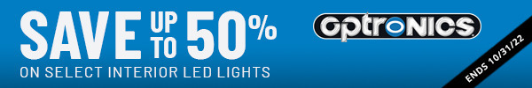 Save up to 50% on Select Interior LED Lights from Optronics 