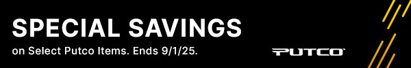 Special Savings on Select Putco Items.