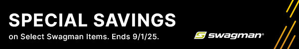 Special Savings on Select Swagman Items.