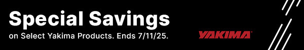 Special Savings on Select Yakima Products.